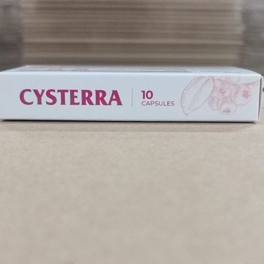 Cysterra kapszulák D-mannózzal és tőzegáfonyával, rendelésre készen
